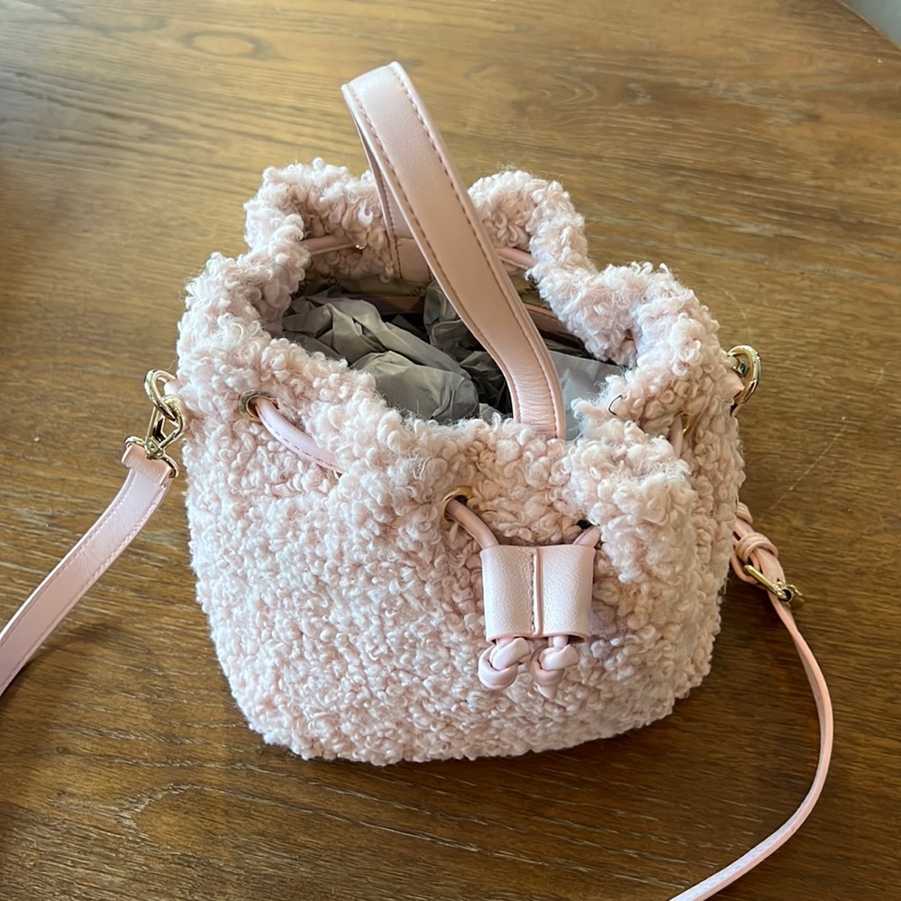 Vintage Havana Drawstring Teddy Purse